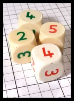 Dice : Dice - Game Dice - Unknown Numbers Game - Ebay Jan 2014